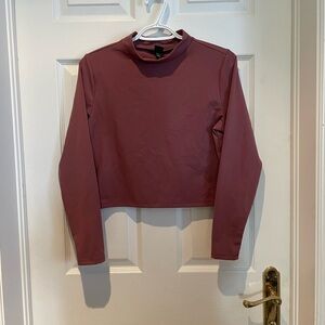 Long sleeve crop top